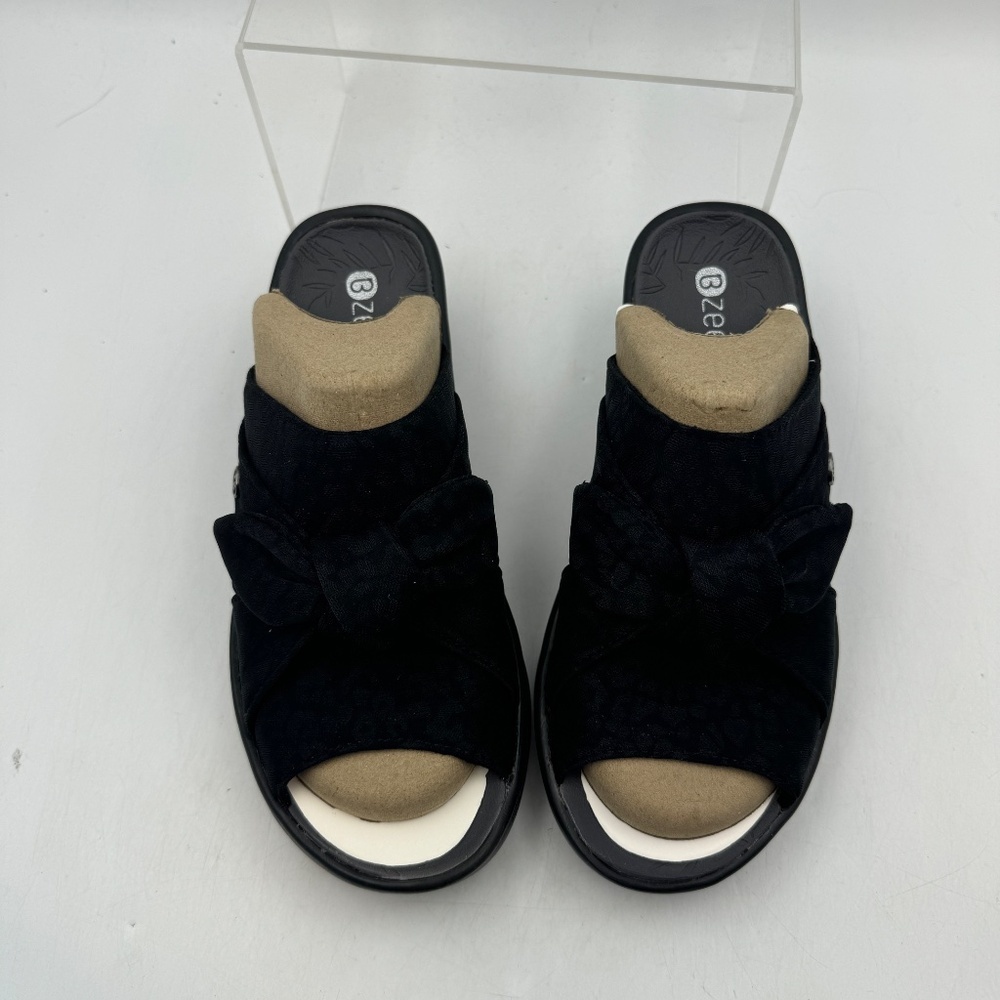 NEW Bzees Black LifeStride Smile Wedge Sandal US Size 6.5 - Picture 5 of 7